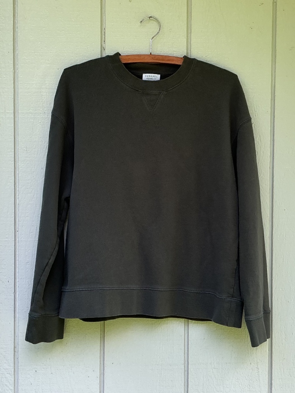 Sunspel loopback SWEATSHIRT
